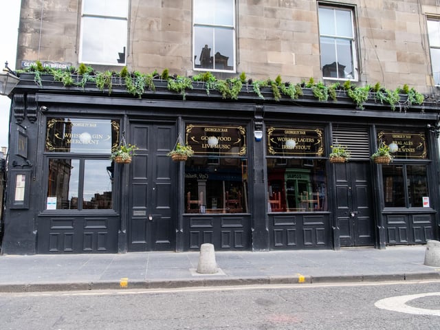 George IV Bar on George IV Bridge, Edinburgh, is usually a popular tourist spot in the Capital, but it currently stands empty as customers and visitors respect stay at home rules