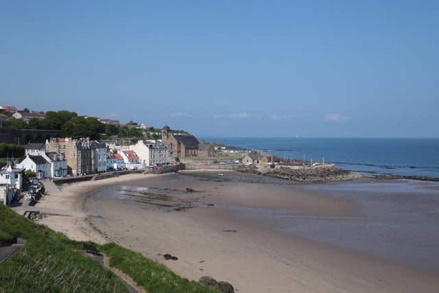 This quiet town has two beaches for visitors to enjoy and is on the Fife Coastal route.