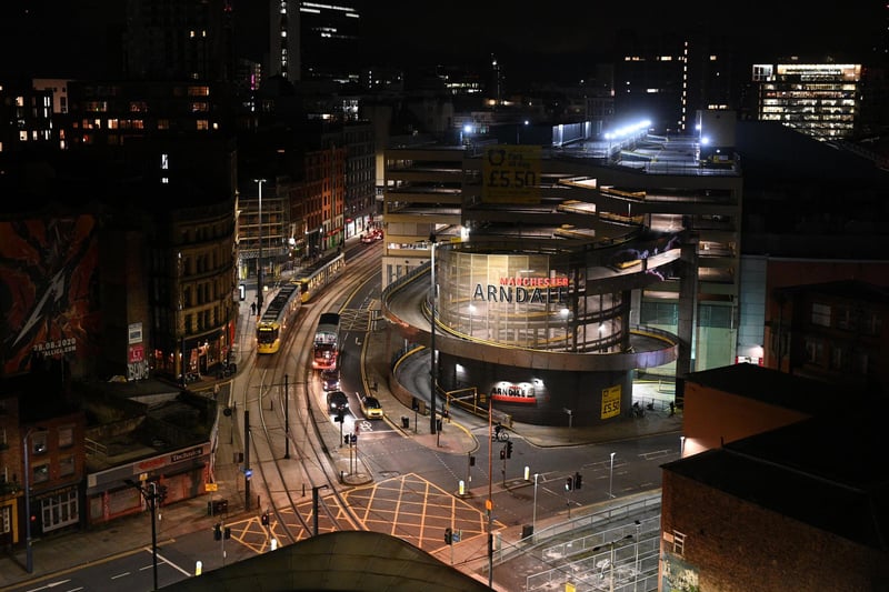 Manchester, is next on the list with 123,950 monthly searches, or 22 per 100 people. (Photo by Oli SCARFF / AFP) (Photo by OLI SCARFF/AFP via Getty Images)