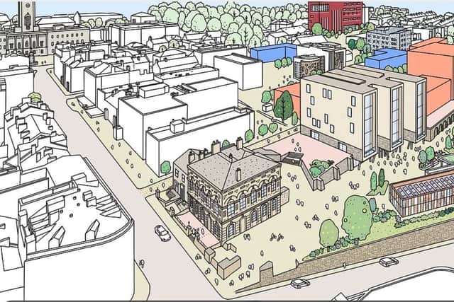 The project, named The Seam, will see a new multi-storey car park, public realm, and housing built in phases around the existing Digital Media Centre and County Way car parks.