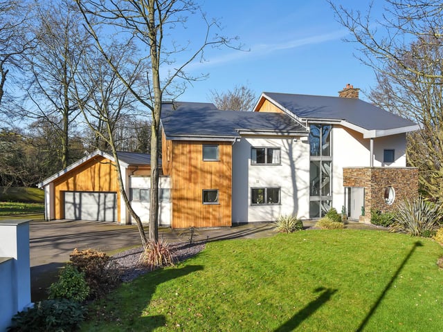 Substantial lawned areas, mature trees, well-established borders and stocked flower beds offer an "easily manageable space with plenty of potential" for those particularly keen on gardening.