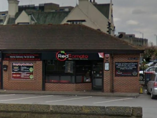 This pizza place has a five food hygiene rating.
