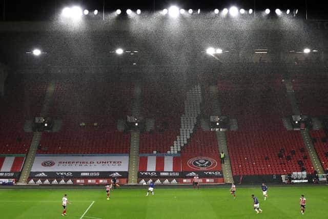A general view inside the stadium during the Premier League match between Sheffield United and Everton (Photo by George Wood/Getty Images)