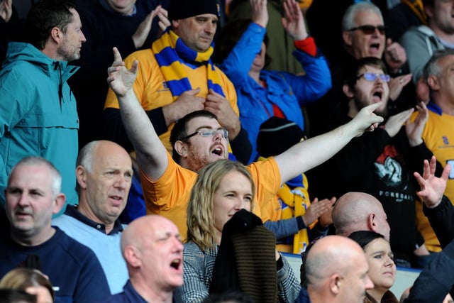 Joy for Stags fans as victory over the enemy is sealed.