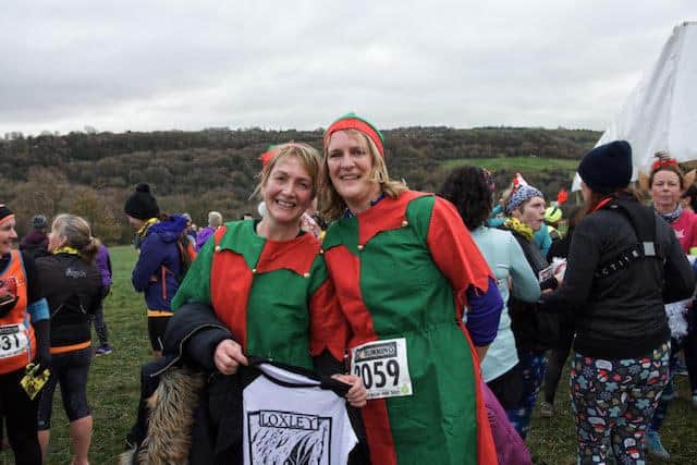 Heather Flower and friend at Percy Pud.
Picture by Ian Eyre