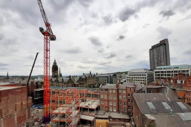 The hotel is set to have a ‘high-end’ rooftop restaurant and bar set to have view over the Peace Gardens and Town Hall and create ‘a new social dynamic’ in the city centre.