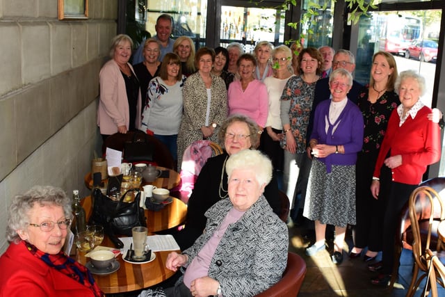 Staff reunited after more than 30 years at Ryan's Bar.