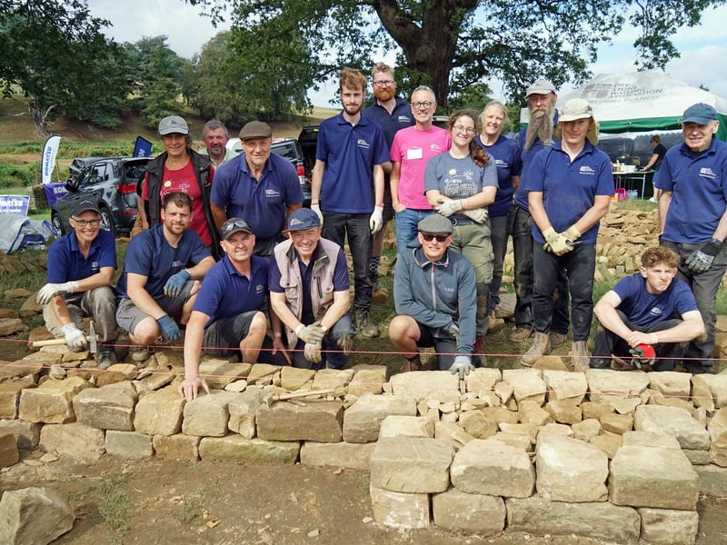 Derbyshire branch of the dry stone walling association.