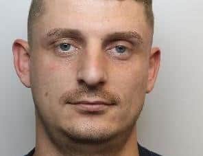 Jonathan, 28, from the Hoyle Mill area, is wanted in connection with reports of harassment and damage to a car.