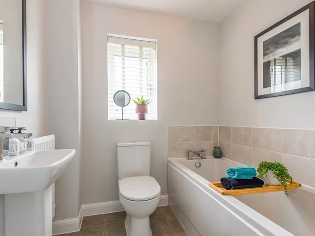 Ellerton, a three bedroom new build home in Havant Road, Emsworth, is on the market for £360,000. It is listed on Zoopla by Barratt Homes - Saxon Corner.
