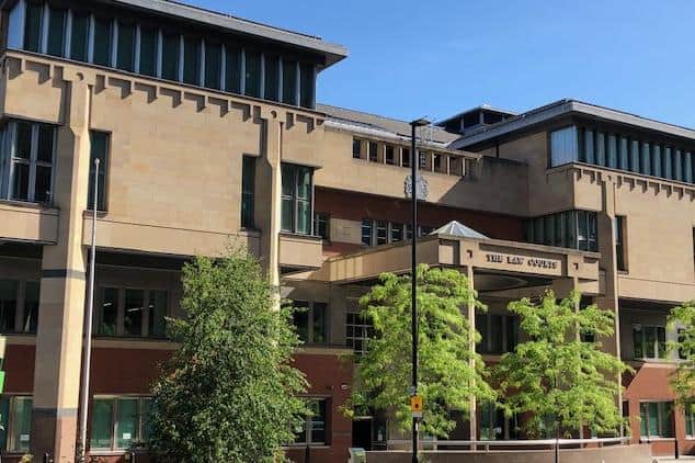Sheffield Crown Court, pictured, has heard how a Sheffield man has denied having any sexual involvement with a schoolgirl after he has been accused of sexually abusing her.