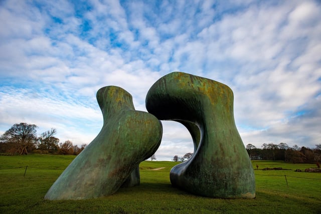 The grounds of Yorkshire Sculpture Park is a wonderful way to spend a day. The open air exhibitions include work from the likes of Damien Hirst, Barbara Hepworth and Henry Moore. For tickets visit https://ysp.org.uk/
Pictured are Henry Moore's Two Large Forms at Yorkshire Sculpture Park. Picture Bruce Rollinson