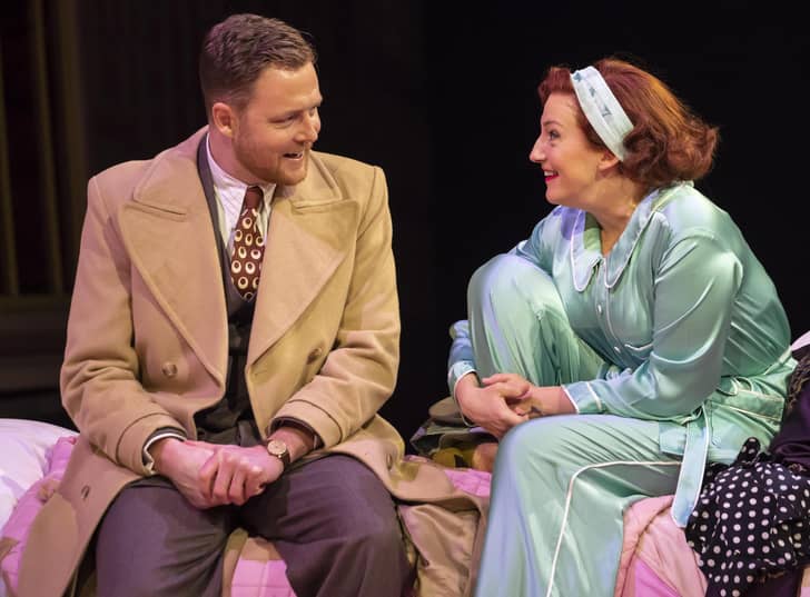 David Thaxton and Alex Young in Sheffield Crucible Theatre Christmas musical She Loves Me