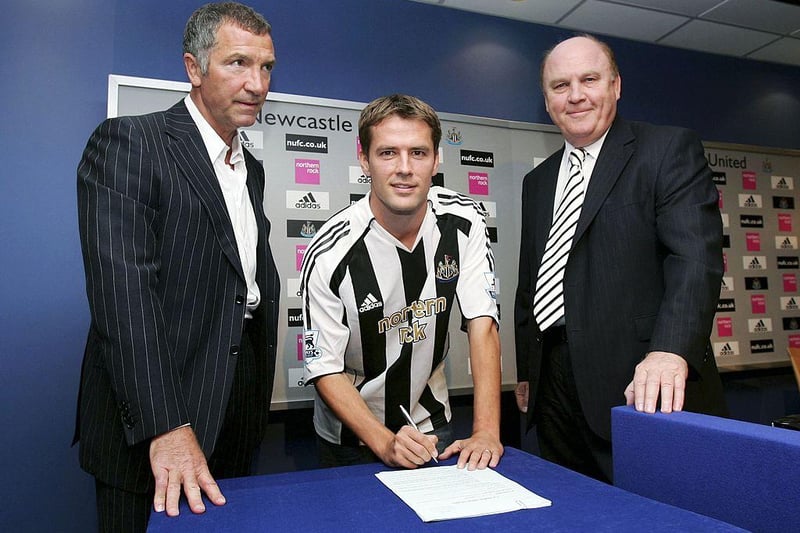 Newcastle shock the football world by signing England striker Michael Owen for a club record fee.  Performances on the pitch don’t match those off it and United slide one place.