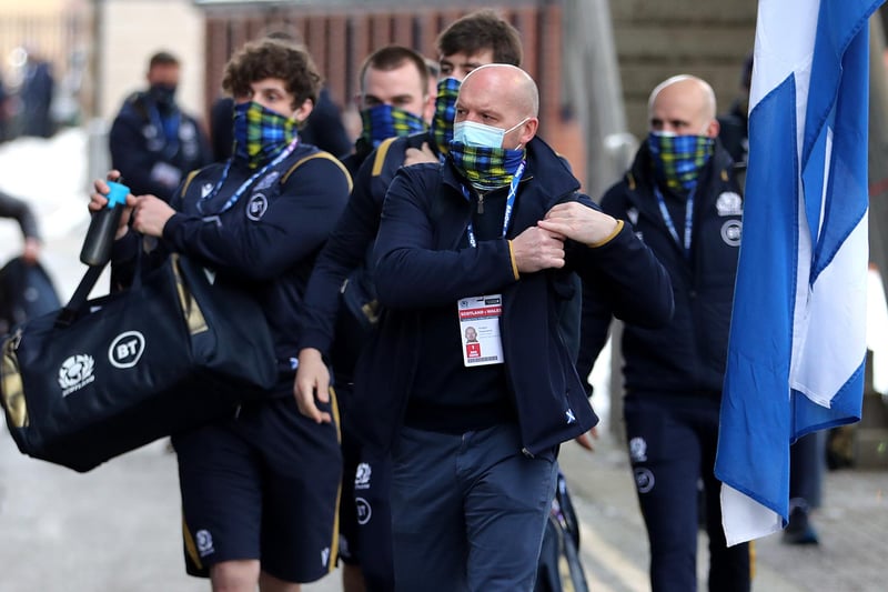 Scotland head coach Gregor Townsend arrives for the Guinness Six Nations match at BT Murrayfield Stadium, Edinburgh.