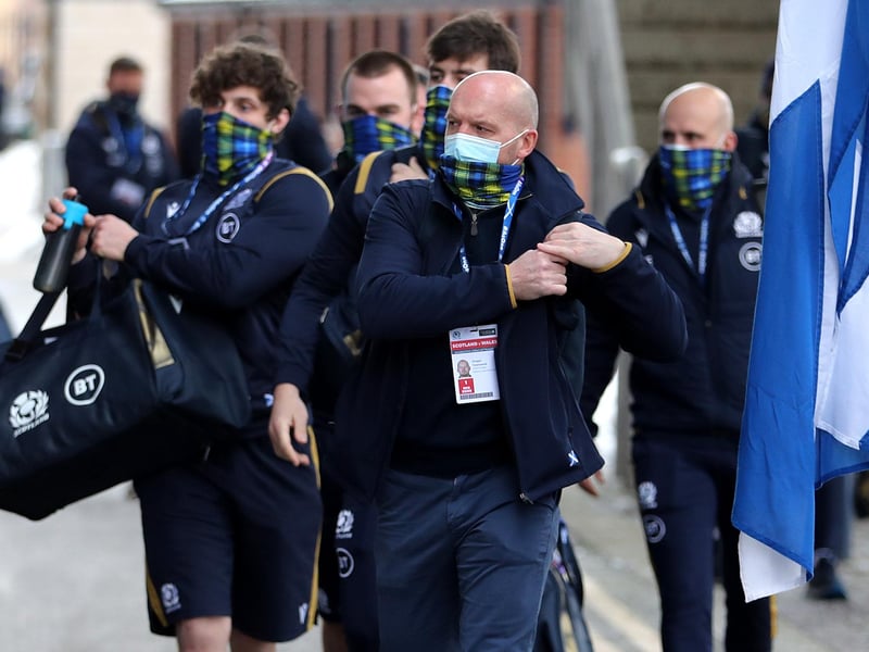 Scotland head coach Gregor Townsend arrives for the Guinness Six Nations match at BT Murrayfield Stadium, Edinburgh.