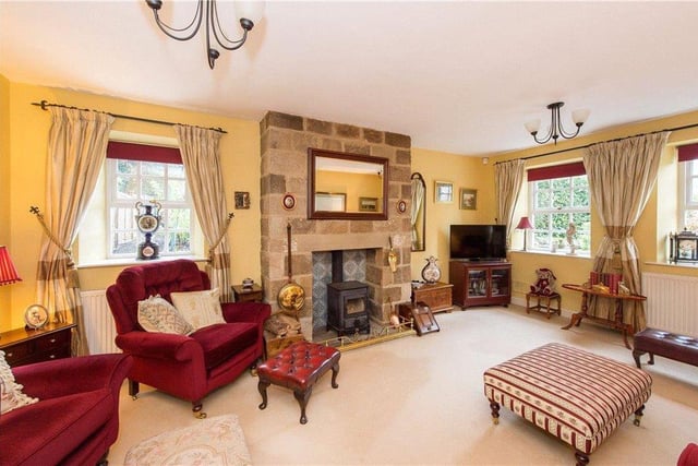 Grosvenor Barn is described as an impressive three or four bedroom stone-built home.