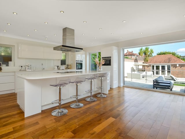 This four bedroom detached house in Drayton Lane, Drayton is on the market for £1.195m. It is listed by Fine and Country.