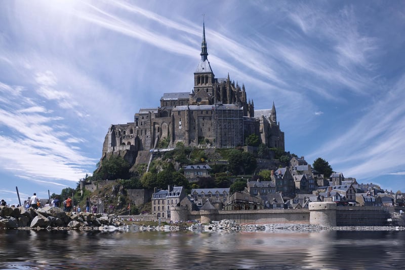 A Hebburn pub has found its way to Mont Saint-Michel. Can you pick out which one it is?