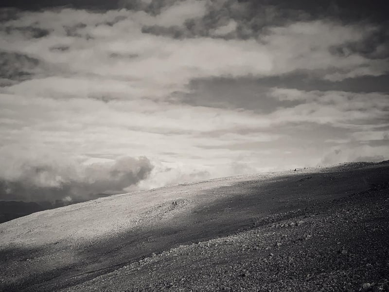 It's been a difficult year with lockdown and being in the hills brings Harris a great deal of joy. He spent hours walking in the hills and mountains with his dad John over the last year.