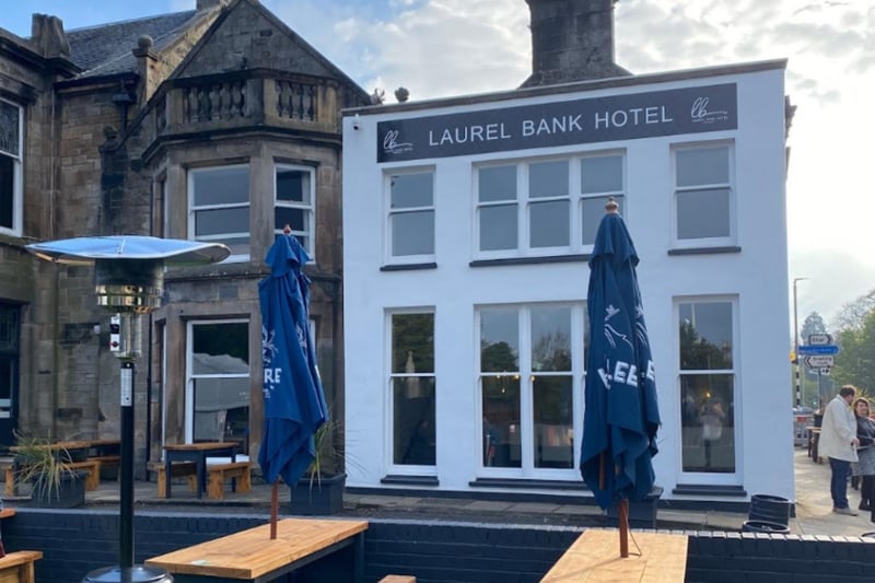 The Laurel Bank Hotel, in Markinch, offer 'simple Scottish' food, including succulent fillet, sirloin and ribeye steaks cooked to order.