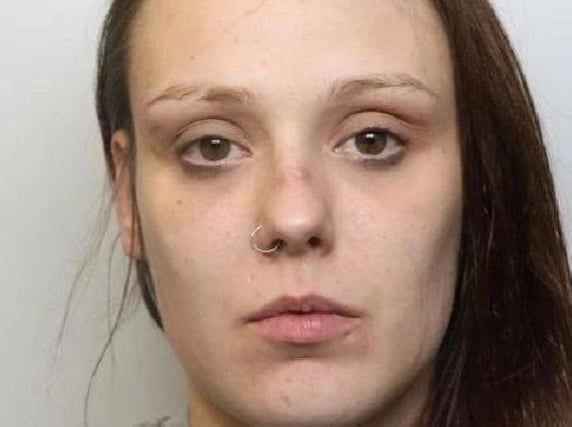 Sowersby, 24, of Ash Street, Ilkeston, was jailed for 16 months after she admitted making threats to kill and causing criminal damage.