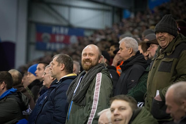 It was all smiles at Fratton Park despite the result.
