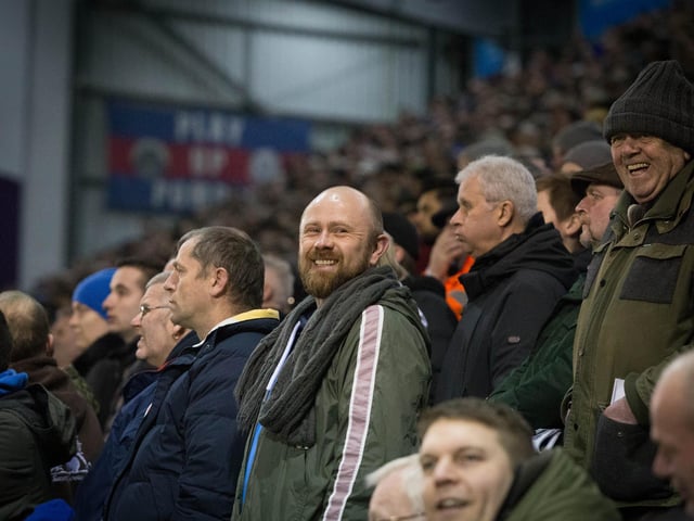 It was all smiles at Fratton Park despite the result.