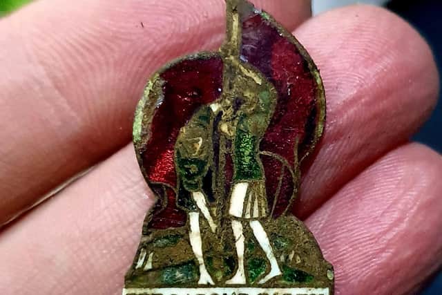 This Labour Party League of Youth pin badge is one of Nick's favourite finds so far