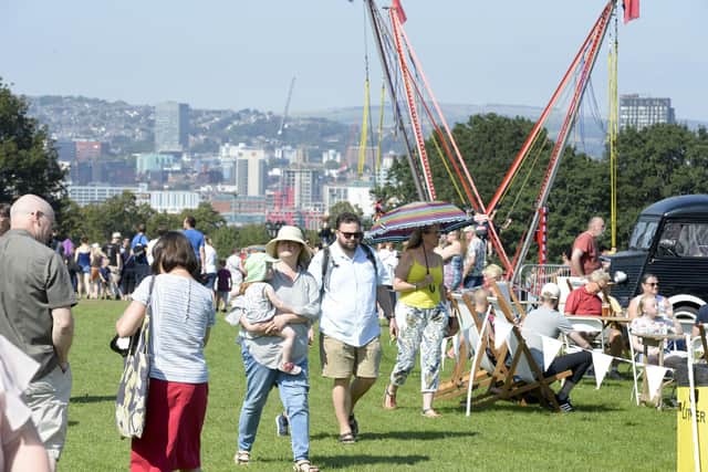 Sheffield Fayre will not go ahead this August due to Covid-19 restrictions. Pictured are visitors at Sheffield Fayre in 2019.