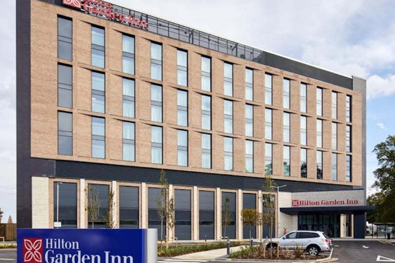 Hilton Garden Inn, Leger Way, DN2 6BB. Rating: 4.4/5 (based on 444 Google Reviews). "Fantastic room with a racecourse view. Breakfast was lovely and staff were so polite and friendly." (4-star hotel)