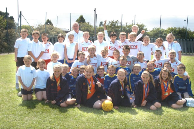 The successful sports teams at Castletown Primary in 2008. Were you a part of one of the all-conquering teams?