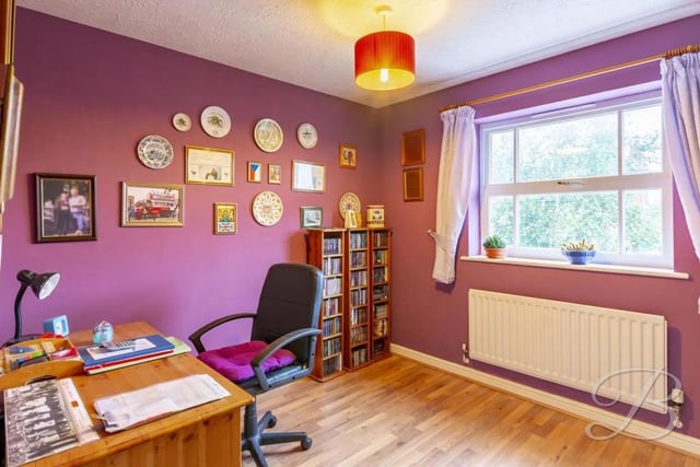 Here is the third bedroom at the Twinyards Close property. As you can see, it could easily be converted into an office if you are working from home.