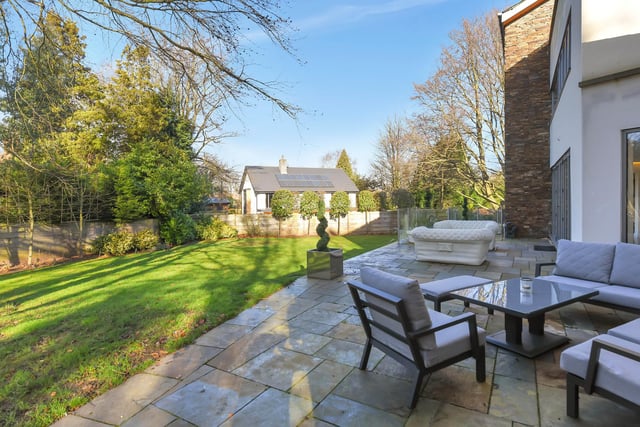 Cedars enjoys private and fully enclosed gardens extending to approximately half an acre.