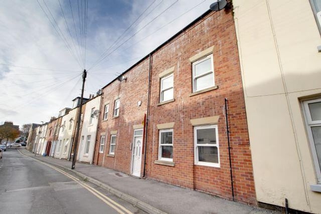 This one-bedroom flat on Nelson Street, Scarborough, is on the market for offers over £70,000.