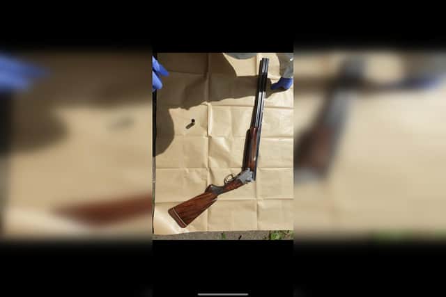 This gun was discovered by police in Sheffield as they investigate a series of shootings