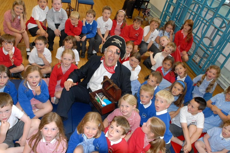 It's pirate story day at East Boldon Infants in 2006. Can you spot someone you know?