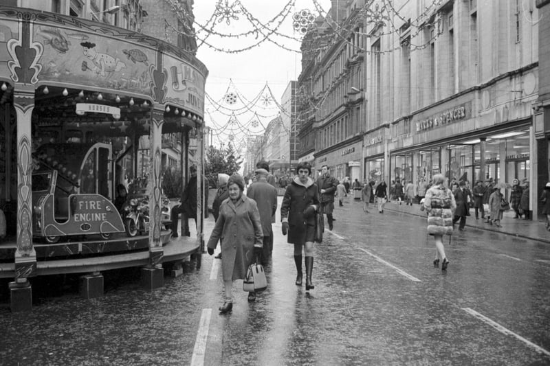 Marks and Spencer can be seen here on Sauchiehall Street in 1972. The shop had been a mainstay on the street since 1935. 