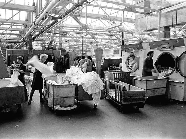 Do you know anyone who worked at the laundry?
