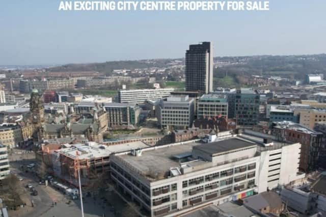 Sheffield City Council is selling the former John Lewis building.