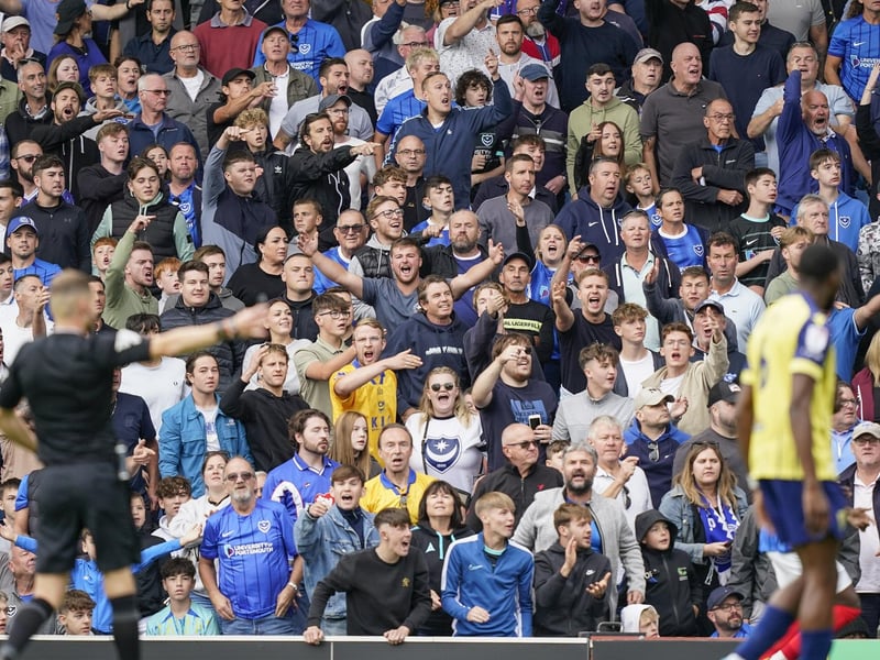 Pompey fell to another defeat at home a fortnight later against West Brom.
