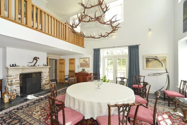 Cairnty House offers eight bedrooms, seven bathrooms, 564 acres of land and outbuildings that include a three bedroom cottage and a let farm. On sale for offers over 2,650,000 GBP by Christie's International Real Estate