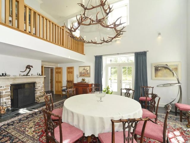 Cairnty House offers eight bedrooms, seven bathrooms, 564 acres of land and outbuildings that include a three bedroom cottage and a let farm. On sale for offers over 2,650,000 GBP by Christie's International Real Estate