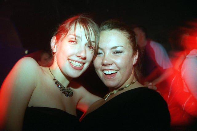 From the left - Kathryn and Jess at SHAG at The Leadmill.