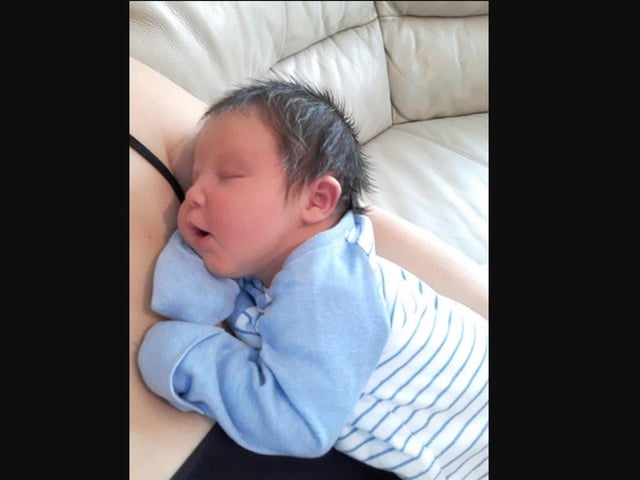 Toby Downie was born on May 29.