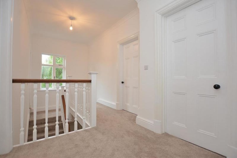 A lovely, light and open galleried landing. It has a new, carpeted floor and a double-glazed window to the back.