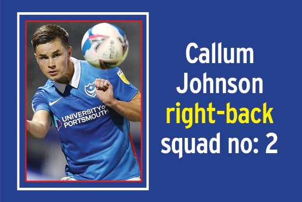 Okay, so right-back Callum Johnson would be Bolton's partner in the middle of the park. Not ideal, we know, but at least Johnson has featured there before during his time at Accrington. He's been a steady performer for Pompey since his move last summer - and we've no doubt he'd do a decent job in the centre of midfield if asked. Again, though, let's not make a habit of it!