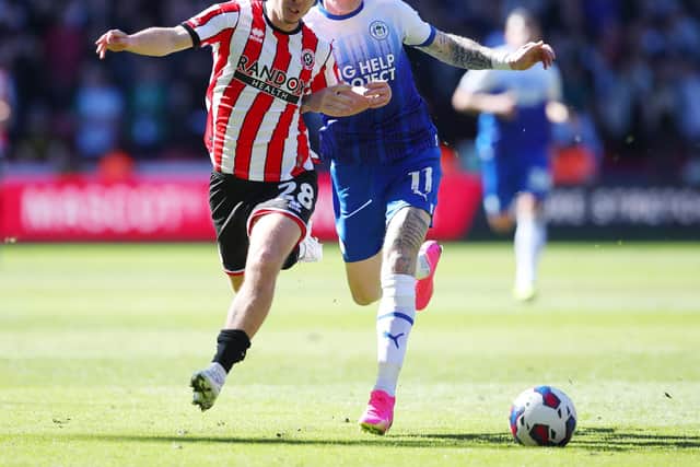 James McAtee, on loan from Manchester City, also impressed for Sheffield united against Wigan Athletic: Simon Bellis / Sportimage