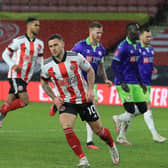 Billy Sharp booked Sheffield United's place in the FA Cup quarter-finals with the winning goal from a penalty against Bristol City on Wednesday night. (Photo by LINDSEY PARNABY/AFP via Getty Images)