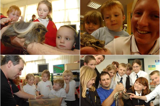 Some special visitors came to these South Tyneside schools. Take a look through our archive selection to find out more.